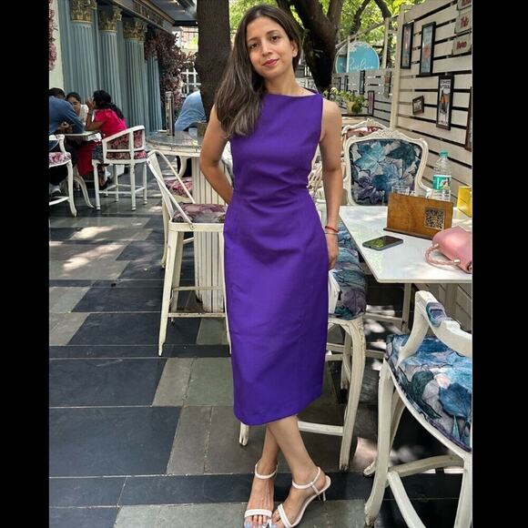 RARE!!! ZARA Sleeveless Midi Dress NWT - Picture 4 of 15